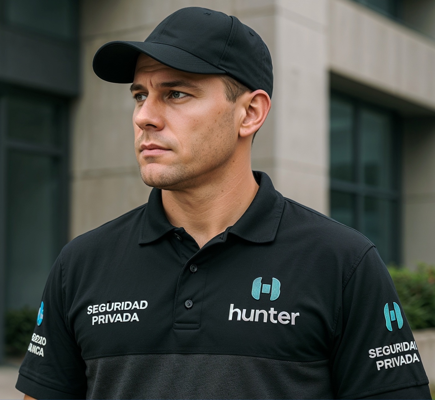 Personal Hunter Security en uniforme