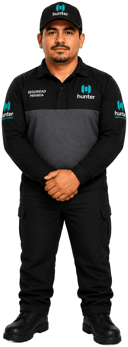 Guardia Hunter Security uniformado