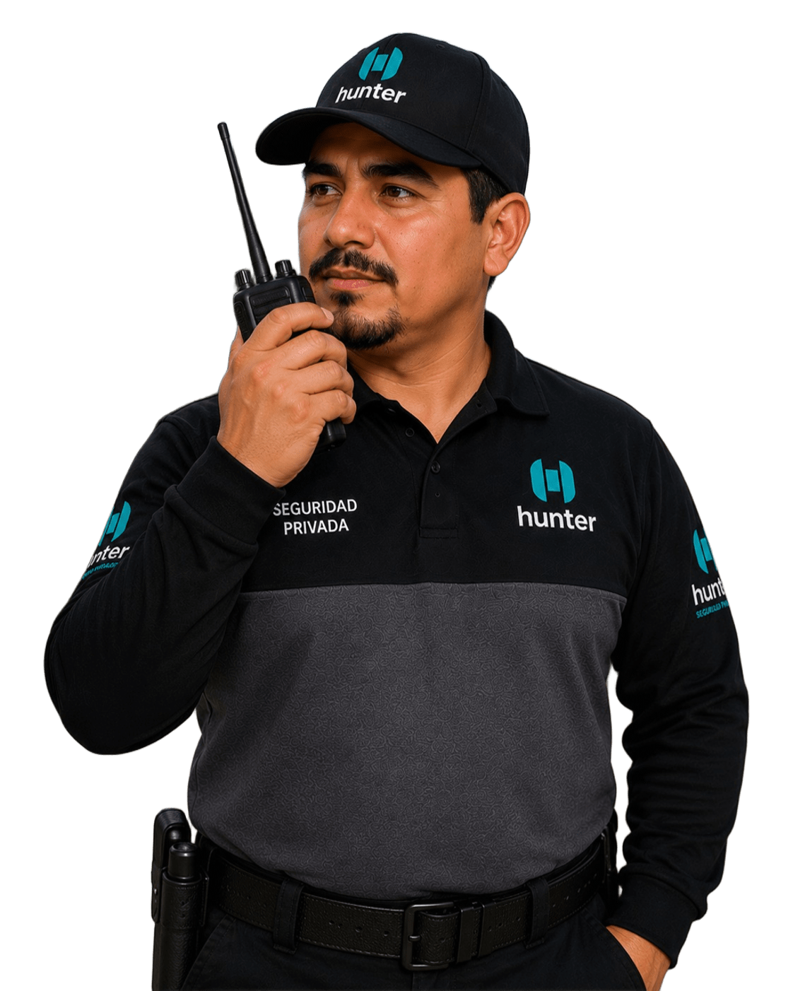Guardia Hunter Security con radio